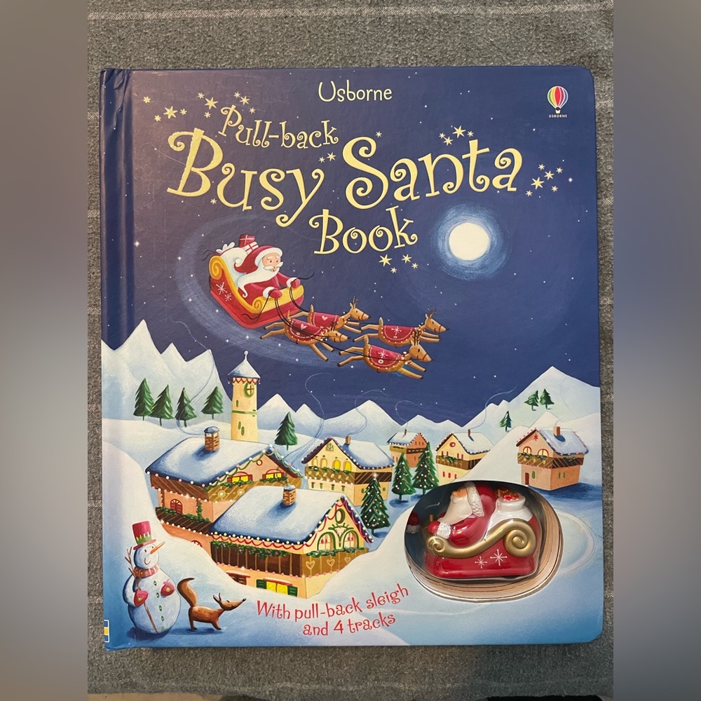 Usborne Pull-Back Busy Santa Book